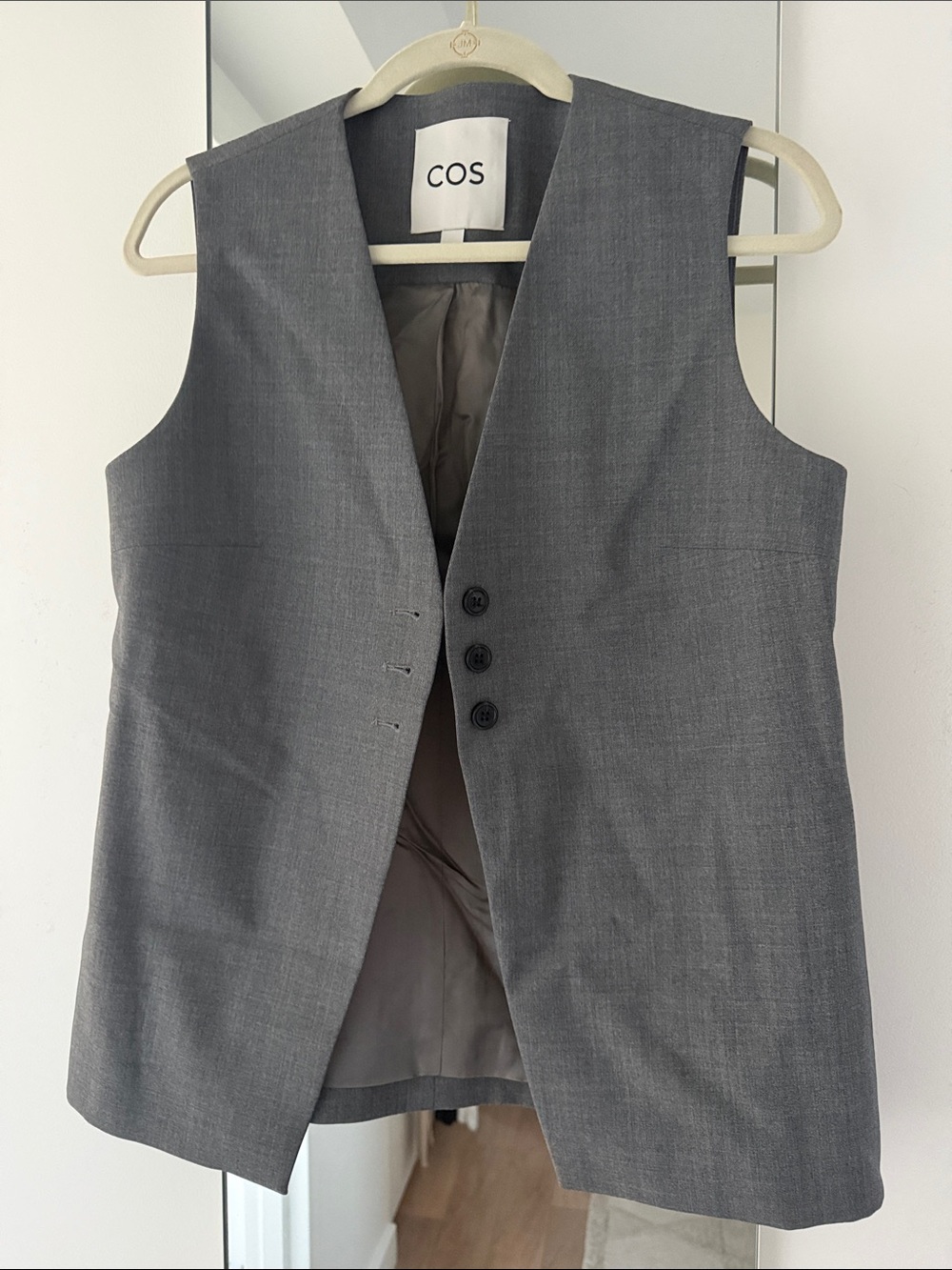 COS grey vest